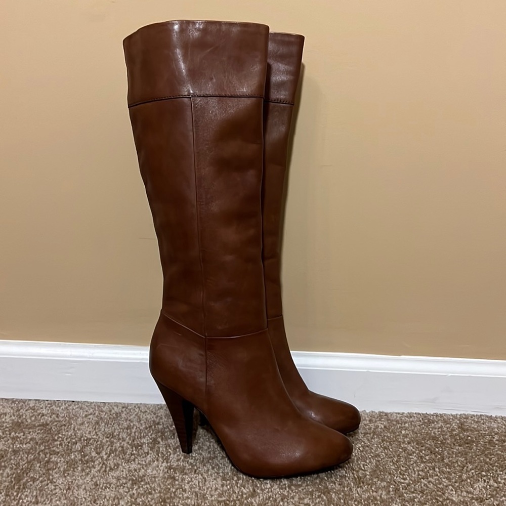 Leather boots
